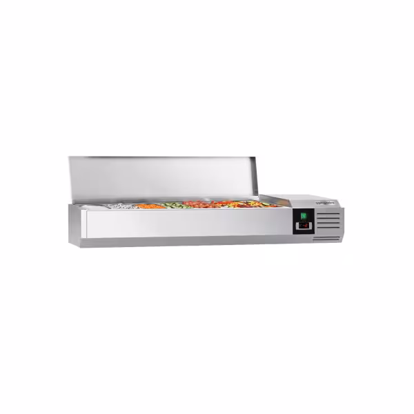 واجهة عرض مبردة علوية PREMIUM - 1500x395mm - 6x GN 1/3