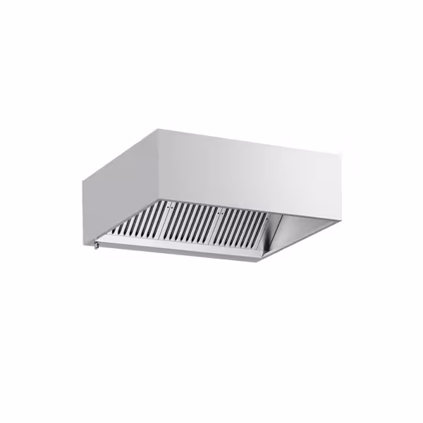 Commercial Wall-Mounted Extractor Hood – 1400mm – with Baffle Filters & Lighting