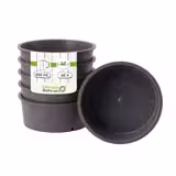 (60 pieces) Reusable Takeaway Bowl 650 ml Ø150mm – Grey - Bio-Compound - BPA-Free