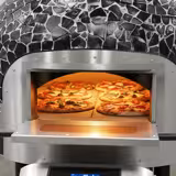 Electric Deck Pizza Oven - Single Deck - Stone Deck - 6 - Ø 30cm (12") - Touchscreen Controls - up to 400°C - incl. Base frame