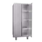 Armoire de travail en inox ECO - 800x700mm - 2 portes battantes - Hauteur: 1800mm