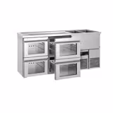 Direct Draw Beer Dispenser / Kegerator PREMIUM - 1950x700mm - 4 Drawers