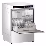 Máquina de lavar louça de parede dupla - Ecrã tátil - 3,6kW - incl. Descalcificador 12L - com doseadores de detergente e abrilhantador + bomba de drenagem - cesto 50x50cm