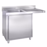 Spülmaschinen-Spülschrank - 1200x700mm - mit 1 Becken links