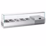 Countertop Prep Well / Refrigerated Topping Unit PREMIUM PLUS - 1493x413mm - 5x GN 1/3