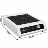 Induktionsherd - 5 kW - für große Töpfe mit Durchmesser 45-50cm