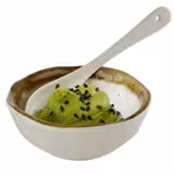 (12 st) Ramekin - STONE ART - Melamin - 70 ml - 80x80x30 mm - vit/brun