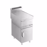 Commercial MARIO 600 Neutral Drawer Base Unit ECO - W 400 mm - D 600 mm - Unterbau 1 Door - 1× 1/3 + 1× 1/2 GN - 20/10 Top