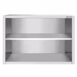 Väggskåp i rostfritt stål PREMIUM - 1000x400mm - utan skjutdörr - 800mm högt