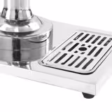 Refresqueira profissional / Dispensador de sumos - 8L - Aço inoxidável - incl. bandeja de gotejamento, tampa
