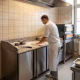 Pizzakühltisch PREMIUM - 2100x800mm - mit 3 Türen