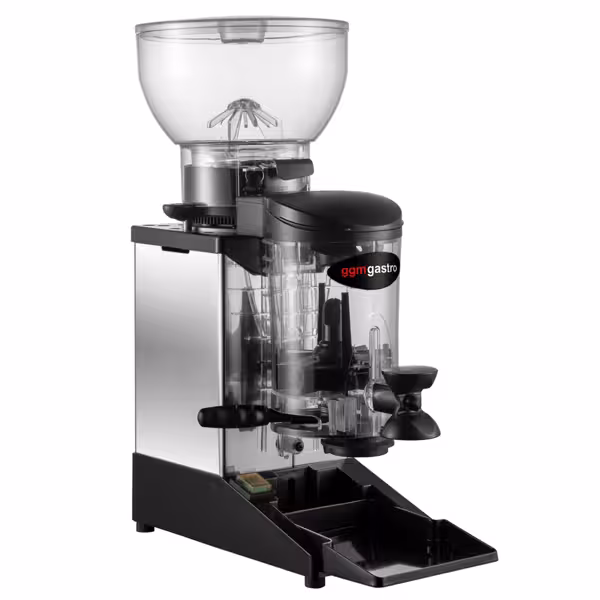 Kaffeemühle - 1kg - 77dB - Mit Dosierer - Edelstahl Korpus