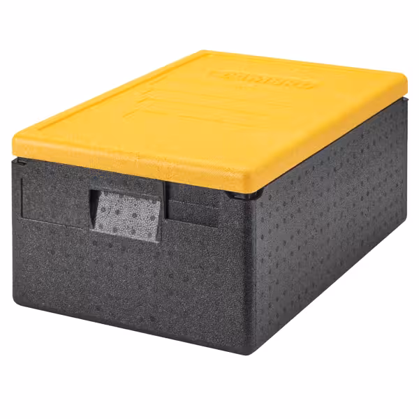 CAMBRO | CAM GOBOX® - Toploader - GN 1/1 - Schwarz - Deckel Gelb