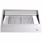 Cappa a parete Professionale Snack - 1200mm - con filtri a labirinto antigrasso e illuminazione