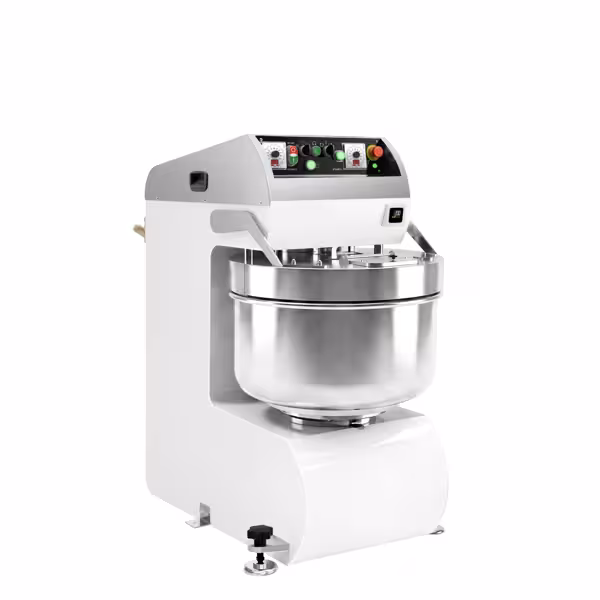 Spiraalkneder PREMIUM PLUS - 157l / 100kg - 2 snelheden - met vaste kom - 2 motoren - timerfunctie - 400V - speciaal voor brooddeeg