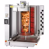 Electric Automatic Doner Kebab Grill - 10 Burner - up to 150kg - 16kW - incl. 1 skewer & grease tray