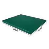 Chopping Board - 325x530mm - Thickness: 20mm - HACCP-Compliant - HDPE - Green