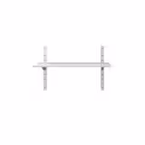 Mensola a parete in acciaio inox PREMIUM - 1400x400mm - con 3 ripiani