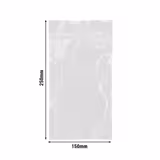 (2000 pcs) Sacs sous vide - gaufrés - 150x250mm - Épaisseur : 75µm - Transparent
