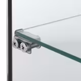 Toonbankvitrine - neutraal - gemaakt van gehard glas - 950mm