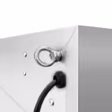 Hotte de parede PROFISSIONAL - 1200mm - com filtros baffle em inox, iluminação e com calha/coletor e torneira de drenagem de gorduras