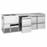 Direct Draw Beer Dispenser / Kegerator PREMIUM - 2500x700mm - 6 Drawers