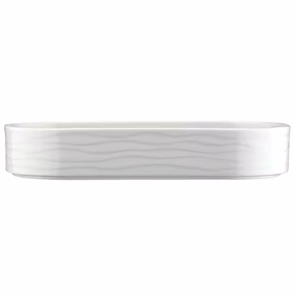 (6 pcs) Dessert Bowl - Porcelain - 330x226mm - White
