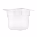 (6 stuks) Polypropyleen GN-bak GN 1/6 - wit - 1,5 liter - Diepte: 100mm