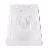 (6 stuks) polycarbonaat - GN-deksel GN 1/4 - hoogte: 23mm - 265x162mm - transparant