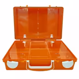 Workplace First Aid Kit – DIN 13157 contents - wall-mount bracket - orange ABS case