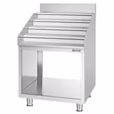Cocktail-Flaschenregal - Edelstahl - 600x600mm
