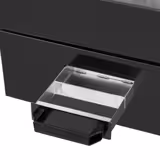 Rookoven elektrisch - Digitaal - met 7 roosters - met glazen deur - 475x450x1300mm - Zwart