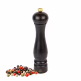 (6 pieces) PEUGEOT | CLERMONT - Pepper mill - wooden chocolate - Height:   240mm
