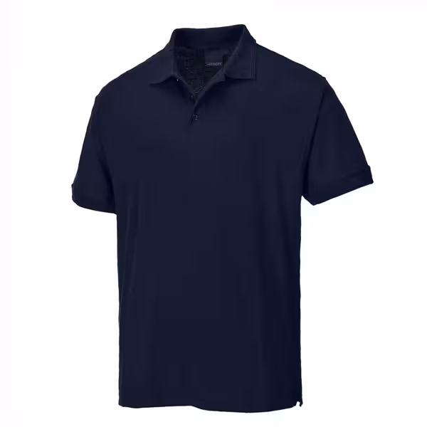 Heren poloshirt - donkerblauw - Maat: XL