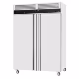 Koelkast RVS ECO - GN 1/1 - GN 2/1 - 960liter - tot +8°C - met 2 deuren - geforceerde koeling, automatische ontdooiing, slot & legroosters