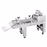 Bäckerei-Langwirkmaschine mit Förderband - für Baguette & Sandwichbrot - 2 Zylinder - 2500 Stk./h