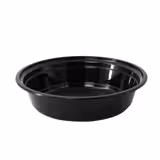 (300 buc) Bol reutilizabil - 700 ml - Rotundă - Negru