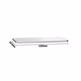 Ripiano intermedio - Acciaio inox - 1200x563mm - compatibile con Tavolo da lavoro in acciaio inox ATK126 & ATK126A