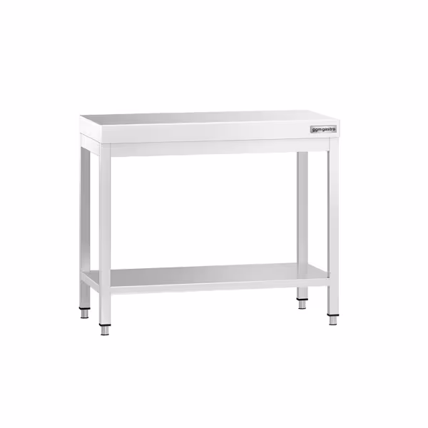 Çalışma Tezgahı - Paslanmaz Çelik PREMIUM - 800x700mm - Alt Raflı, Sırtsız