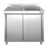 Evyeli Dolaplı Tezgah PREMIUM - 1200x600mm - 1 evyeli sağ evyeli