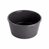 (12 kpl) tarjoilukulho - muovi - 700 ml - pyöreä - Ø 142 mm - pinoutuva, konepesunkestävä, elintarvikekelpoinen - harmaa