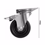 Roulettes pour support - 100x130x130mm - avec 2 freins - compatible avec UGP434, UGP634, UGNP934, UGPOP434ED, UGPOP634ED & UGPOP934ED