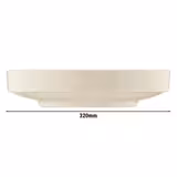 (24 pcs) CHEF TASTE OF | Platter - oval - Porcelain - Ø320mm - Cream