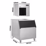 Commercial Flake Ice Machine - Modular - 220kg/24h - incl. Ice Storage Bin