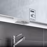 AIR-WOLF | Asciugamani elettrico con sensore a infrarossi - Acciaio inox bianco