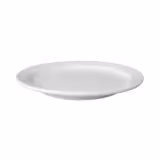 (12 pz) Budgetline - Piatto piano - Mammoet - Porcellana - Ø210mm - Bianco