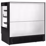 Espositore murale refrigerato - 1500 mm - 493 litri - con 2 porte scorrevoli con doppio vetro e 3 ripiani