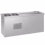 Botellero de barra refrigerado PREMIUM PLUS - 1950x700mm - 1 puerta de cristal & 3 cajones