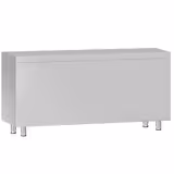 Mesa/Armário de trabalho ECO- em Aço inox -- 1,6 m com 3 gavetas à esquerda