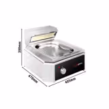 Electric Chip Scuttle - 0.65kW - 1x GN 1/2 - Countertop